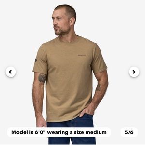 Patagonia Tan Short Sleeve Tee